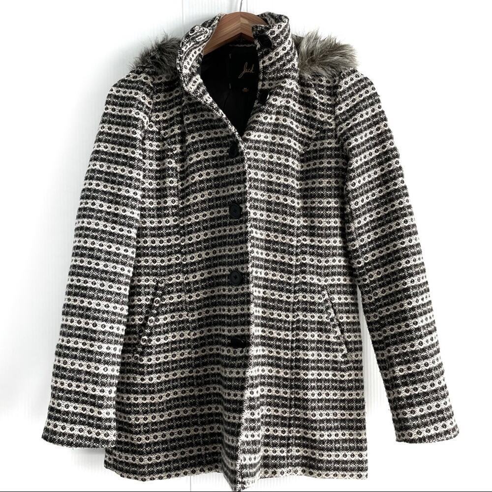 Jack by BB Dakota tweed coat with hood